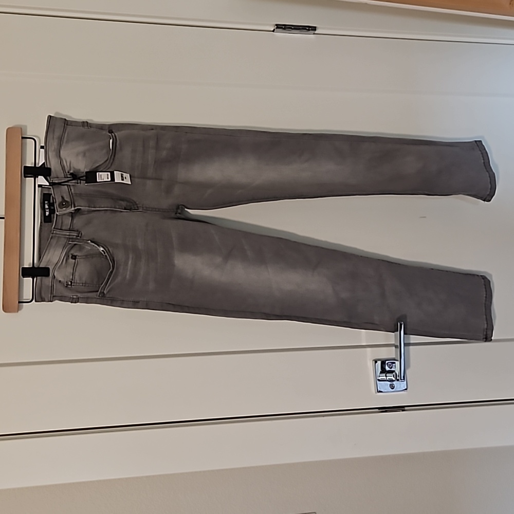 NWT Boys skinny jeans, gray wash, size 14